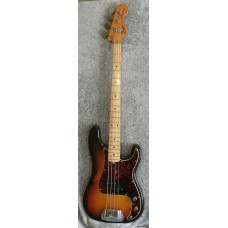 Fender Precision Bass Sunburst Maple Alder Body Light 1972