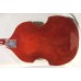 Crown Hollow Body Violin Bass Scroll Head Burgundy Japan 1967