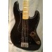 Fender Jazz Bass Factory Black over White Maple Neck 1978