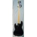 Fender Jazz Bass Factory Black over White Maple Neck 1978