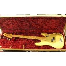 Fender USA '57 Precision Bass Reissue Olympic White Fullerton 1982