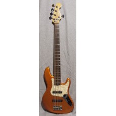 Fender USA Jazz Bass Deluxe 5-String Orange Metallic 2006