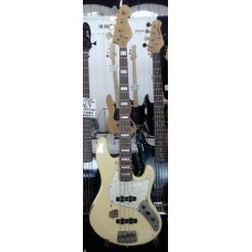 Sandberg Relic V64 Jazz Bass White Germany Flame Ash 2017