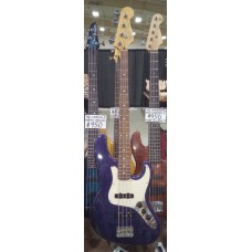 Fender Jazz Bass USA Longhorn Metallic Violet Rosewood 1989