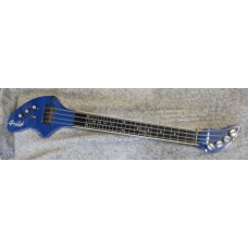 Guild USA Ashbory Bass Fretless Electric Blue 1987