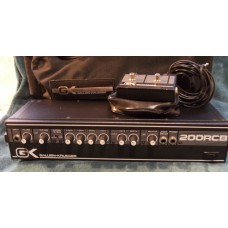 Gallien-Krueger 200 RCB Bass Head with Chorus and Carry Bag 1990s