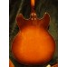 Harmony USA H-27 Hollow Body Bass 1965 Flame Top Honey Sunburst
